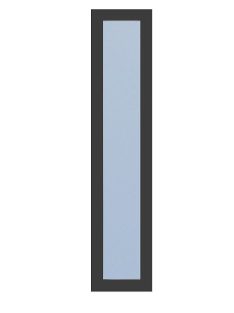 Antracit oldalvilágító gríz üveggel