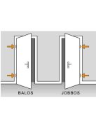 Sonoma 4 üveges (savmart) beltéri ajtó gerébtokkal