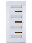 Zebra műanyag bejárati ajtó