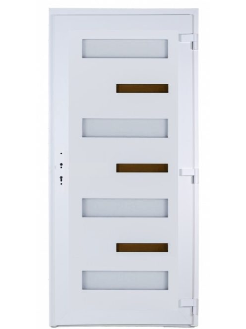 Zebra műanyag bejárati ajtó